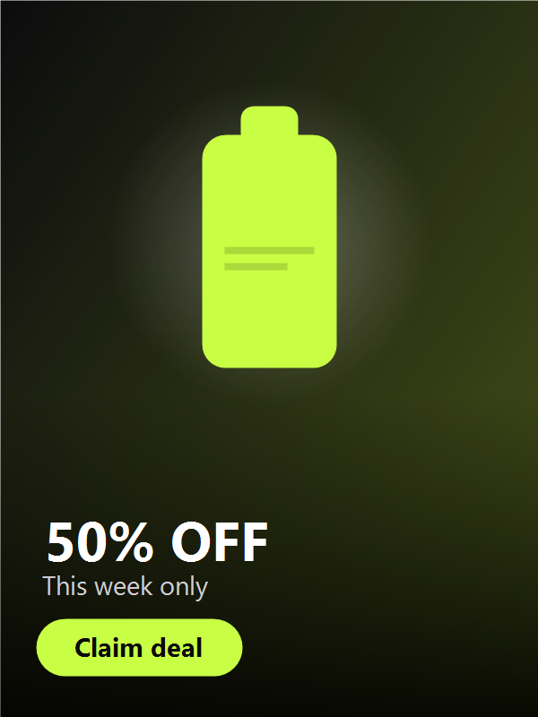 Sale promo image ad creative